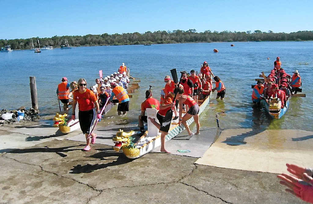 ON THE WATER: All the action at Sleepy Lagoon Dragon Boat Regatta at Tin Can Bay in 2009. ON THE WATER: All the action at Sleepy Lagoon Dragon Boat Regatta at Tin Can Bay in 2009.